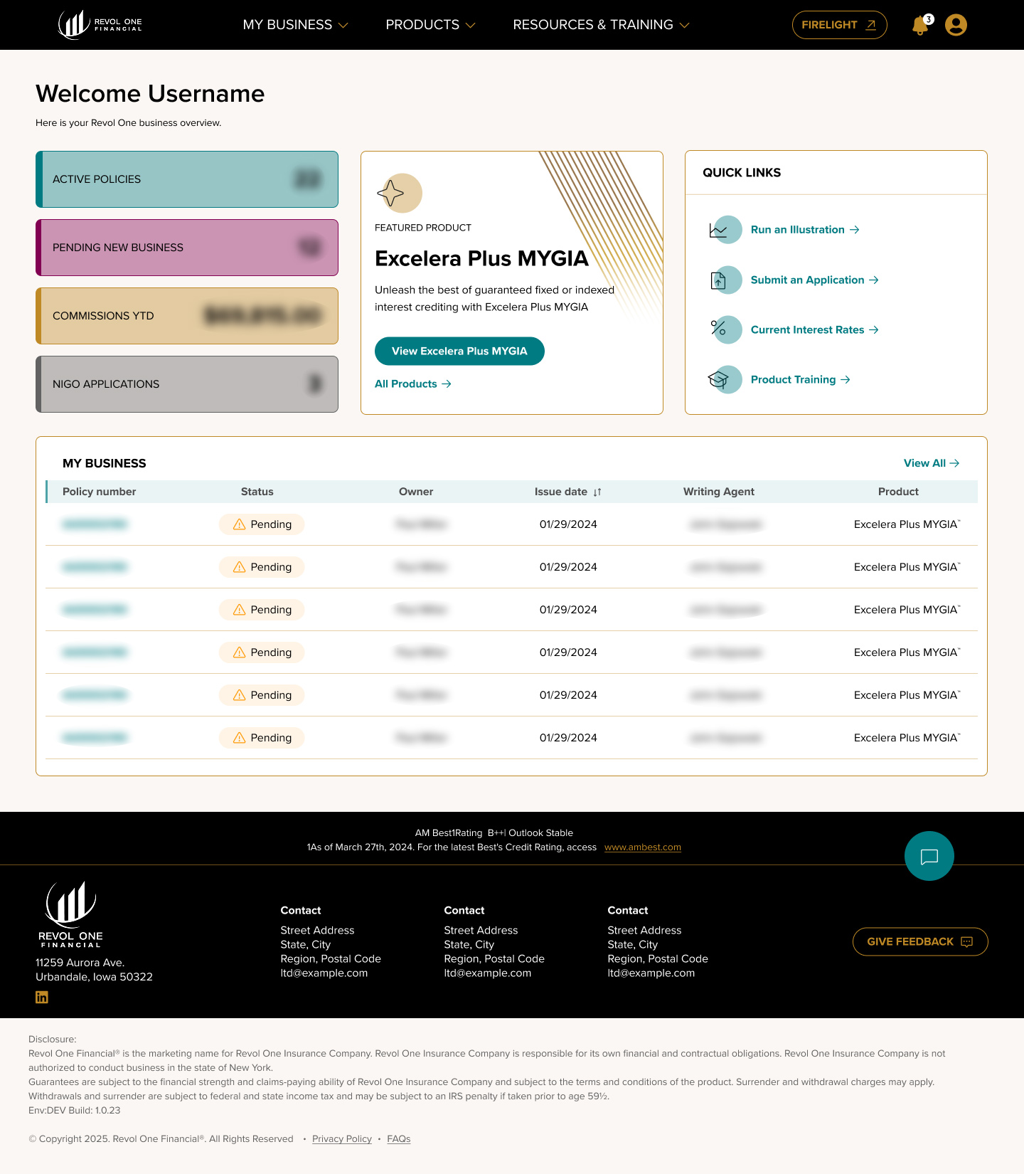 Revol-Dashboard-1440-blur Revol One Dashboard Design