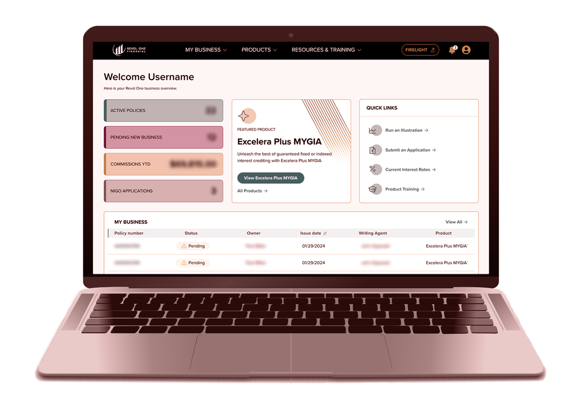 RevolHero-Laptop-mockup-1200-pink Revol One dashboard