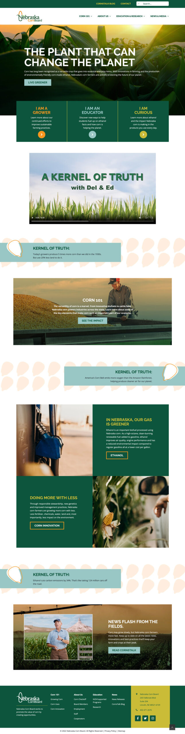 nebraskacorn-gov-redesign-2022-1200 NE Corn new homepage