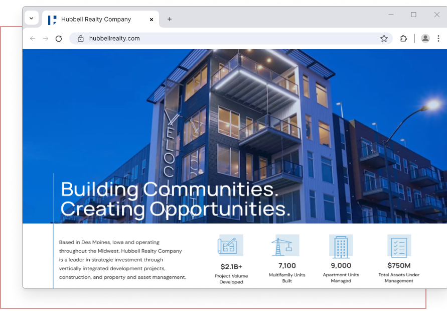 Hubbell-hero-rectangle Hubbell Realty website preview